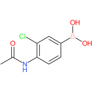 (3-chloro-4-acetamidophenyl)boronic acid