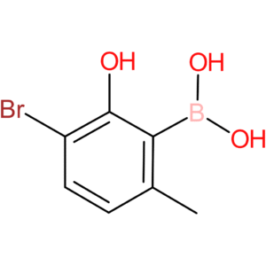 (3-bromo-2-hydroxy-6-methylphenyl)boronic acid