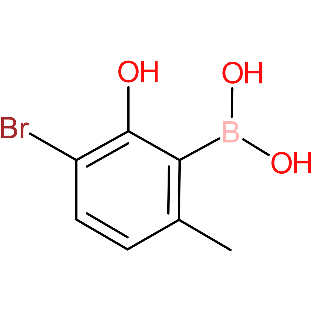(3-bromo-2-hydroxy-6-methylphenyl)boronic acid
