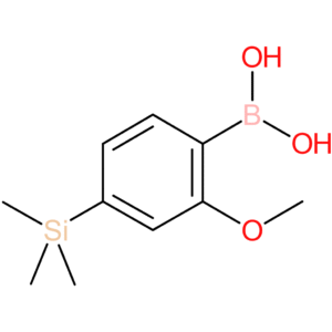 b-[2-methoxy-4-(trimethylsilyl)phenyl]-boronic acid