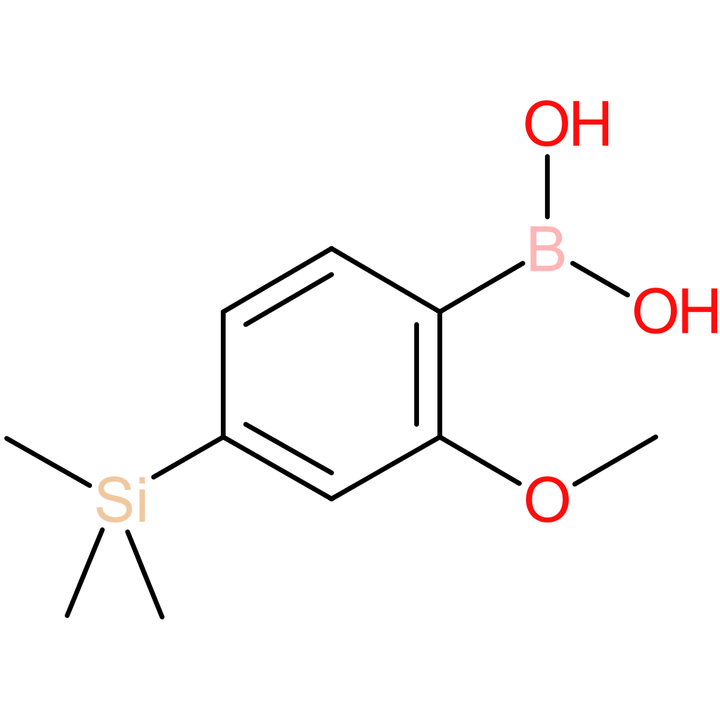 b-[2-methoxy-4-(trimethylsilyl)phenyl]-boronic acid