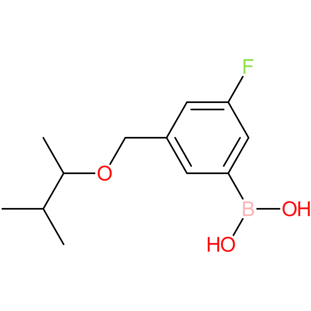 (3-fluoro-5-([(3-methylbutan-2-yl)oxy]methyl)phenyl)boronic acid