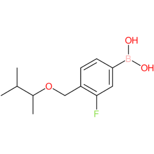 (3-fluoro-4-([(3-methylbutan-2-yl)oxy]methyl)phenyl)boronic acid