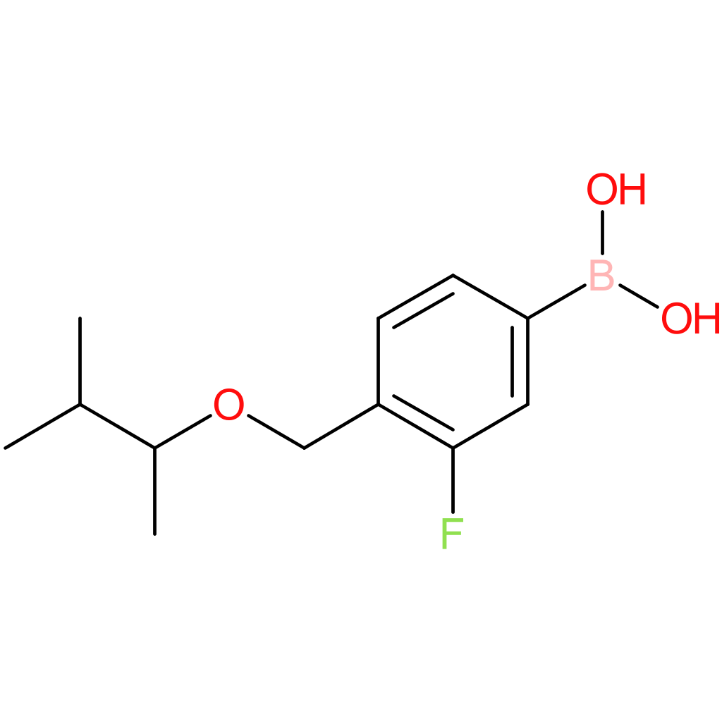 (3-fluoro-4-([(3-methylbutan-2-yl)oxy]methyl)phenyl)boronic acid