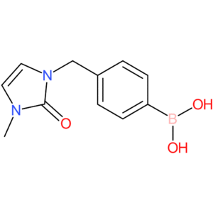 (4-[(3-methyl-2-oxo-2,3-dihydro-1h-imidazol-1-yl)methyl]phenyl)boronic acid