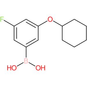 [3-(cyclohexyloxy)-5-fluorophenyl]boronic acid