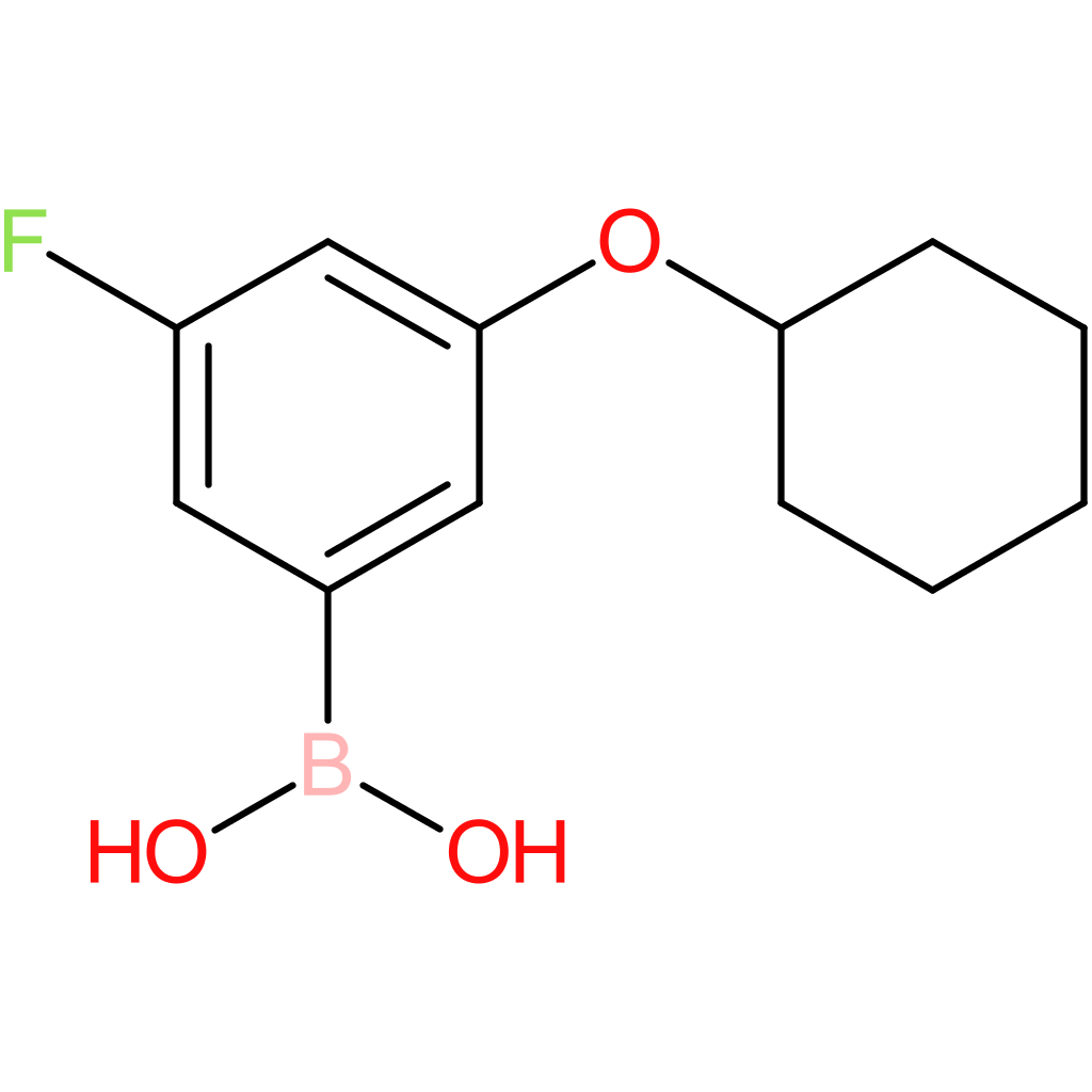 [3-(cyclohexyloxy)-5-fluorophenyl]boronic acid