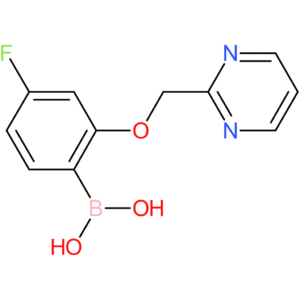 [4-fluoro-2-(pyrimidin-2-ylmethoxy)phenyl]boronic acid
