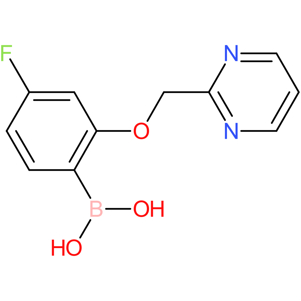 [4-fluoro-2-(pyrimidin-2-ylmethoxy)phenyl]boronic acid