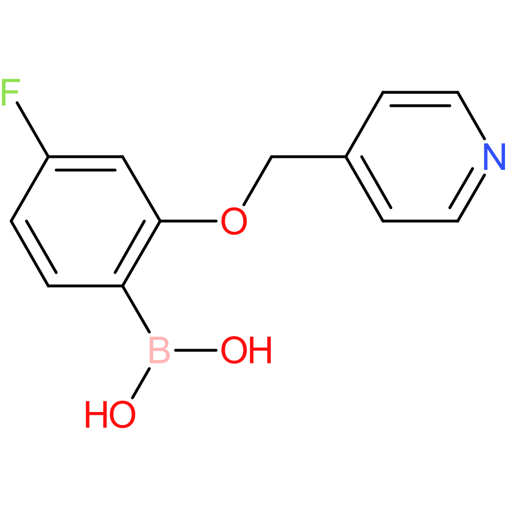 [4-fluoro-2-(pyridin-4-ylmethoxy)phenyl]boronic acid