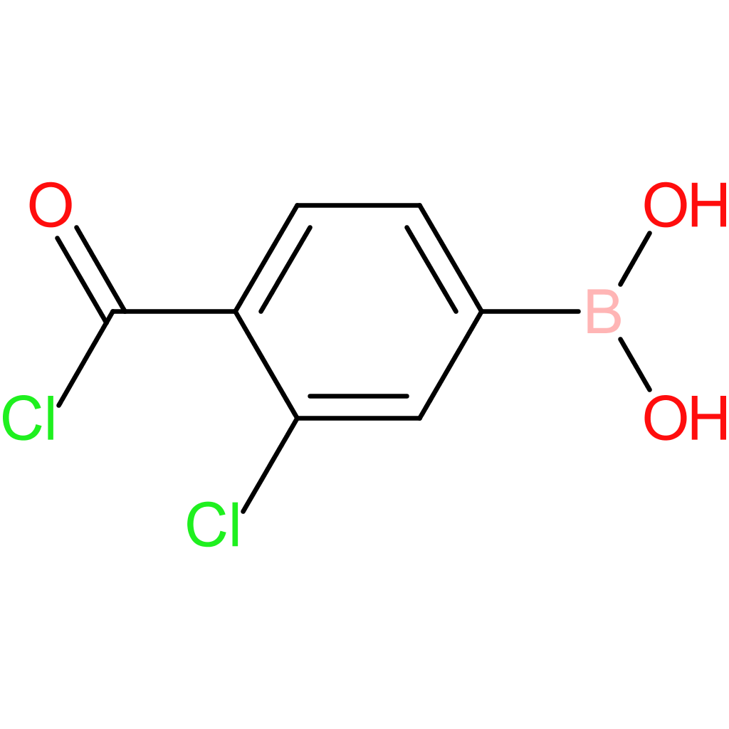 (3-chloro-4-(chlorocarbonyl)phenyl)boronic acid
