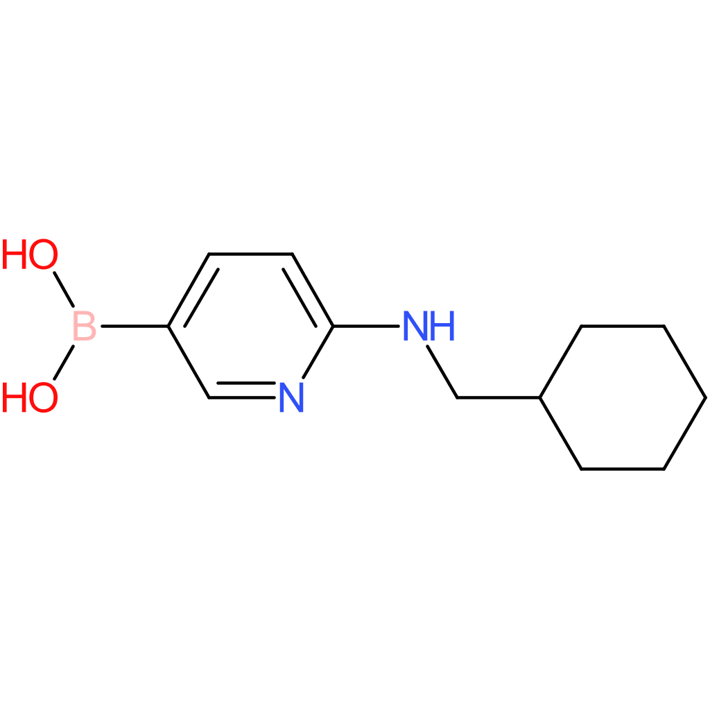 (6-((cyclohexylmethyl)amino)pyridin-3-yl)boronic acid