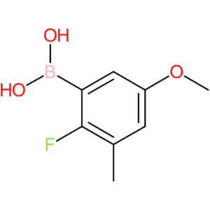 (2-fluoro-5-methoxy-3-methylphenyl)boronic acid