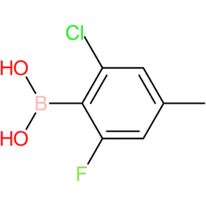 2-chloro-6-fluoro-4-methylphenylboronic acid