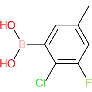 2-chloro-3-fluoro-5-methylphenylboronic acid