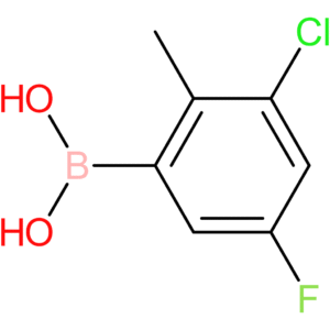 3-chloro-5-fluoro-2-methylphenylboronic acid