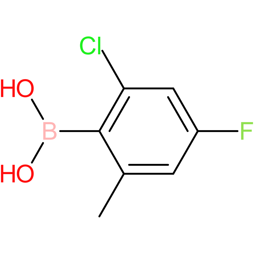 2-chloro-4-fluoro-6-methylphenylboronic acid