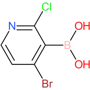 4-bromo-2-chloropyridine-3-boronic acid