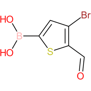 3-bromo-2-formylthiophene-5-boronic acid
