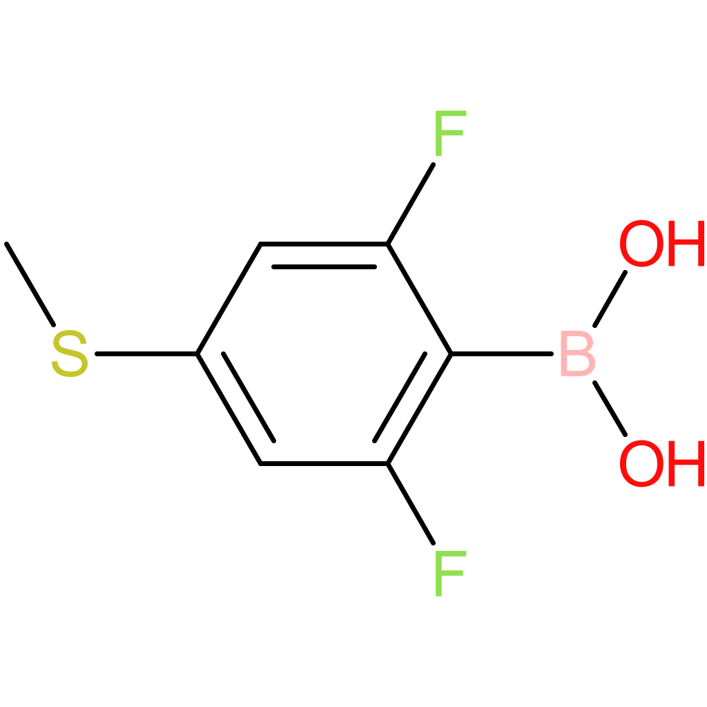 2,6-difluoro-4-(methylthio)phenylboronic acid