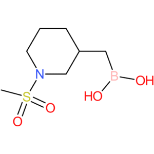 [(1-methanesulfonylpiperidin-3-yl)methyl]boronic acid