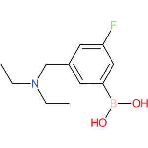 3-((diethylamino)methyl)-5-fluorophenylboronic acid