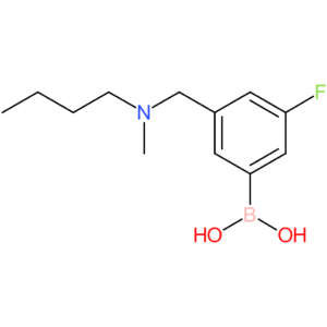 (3-([butyl(methyl)amino]methyl)-5-fluorophenyl)boronic acid