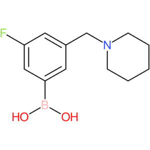 (3-fluoro-5-[(piperidin-1-yl)methyl]phenyl)boronic acid