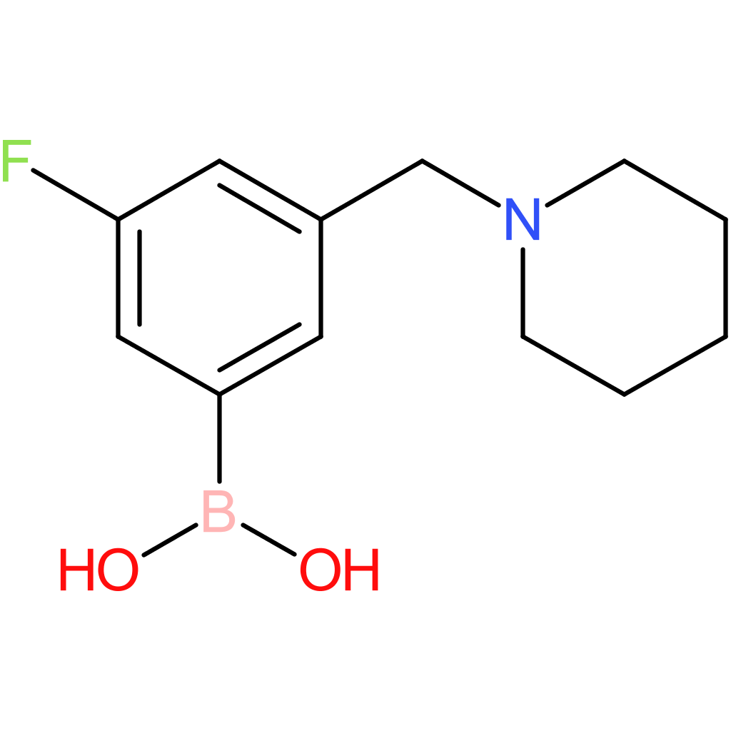 (3-fluoro-5-[(piperidin-1-yl)methyl]phenyl)boronic acid