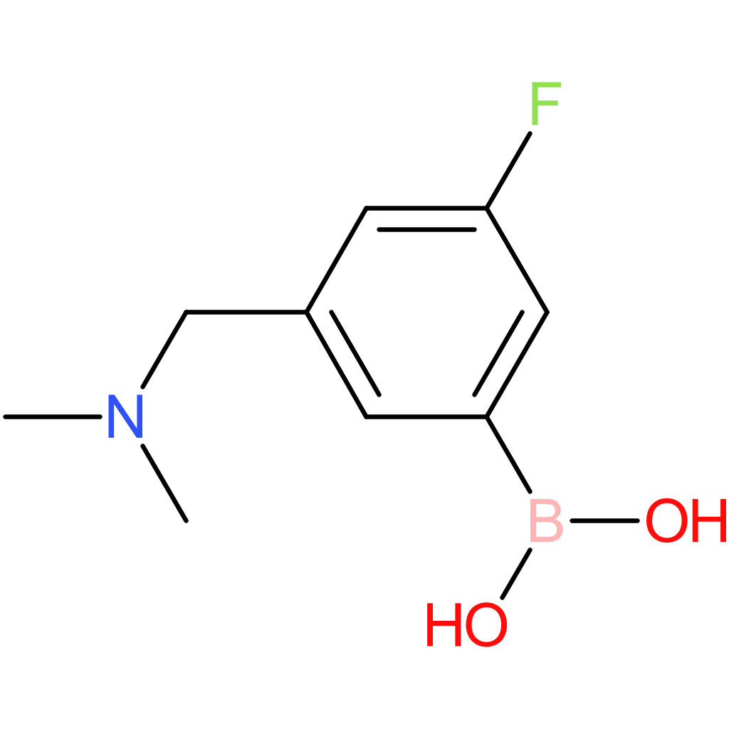 3-((dimethylamino)methyl)-5-fluorophenylboronic acid