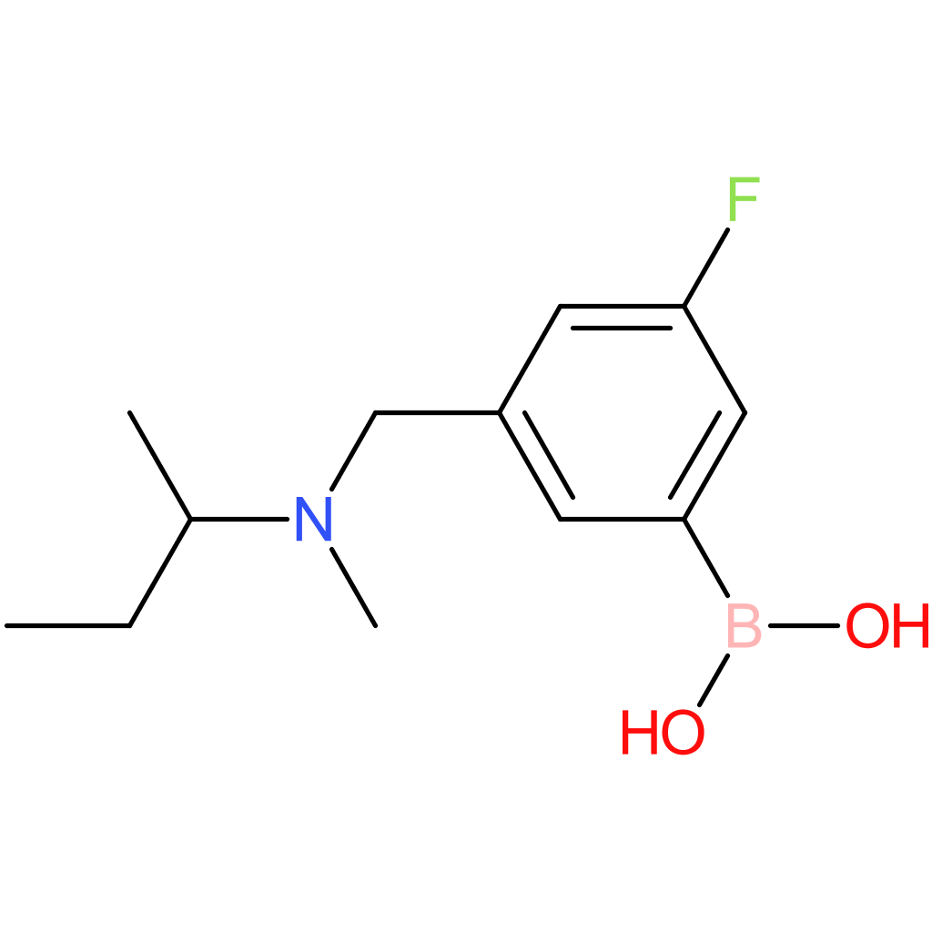 (3-([(butan-2-yl)(methyl)amino]methyl)-5-fluorophenyl)boronic acid