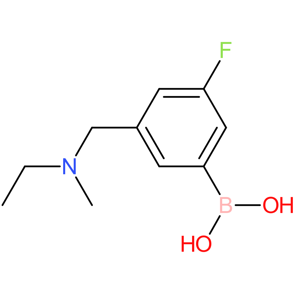 (3-([ethyl(methyl)amino]methyl)-5-fluorophenyl)boronic acid
