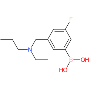 (3-([ethyl(propyl)amino]methyl)-5-fluorophenyl)boronic acid