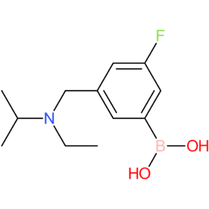 (3-([ethyl(propan-2-yl)amino]methyl)-5-fluorophenyl)boronic acid