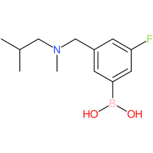 (3-fluoro-5-([methyl(2-methylpropyl)amino]methyl)phenyl)boronic acid