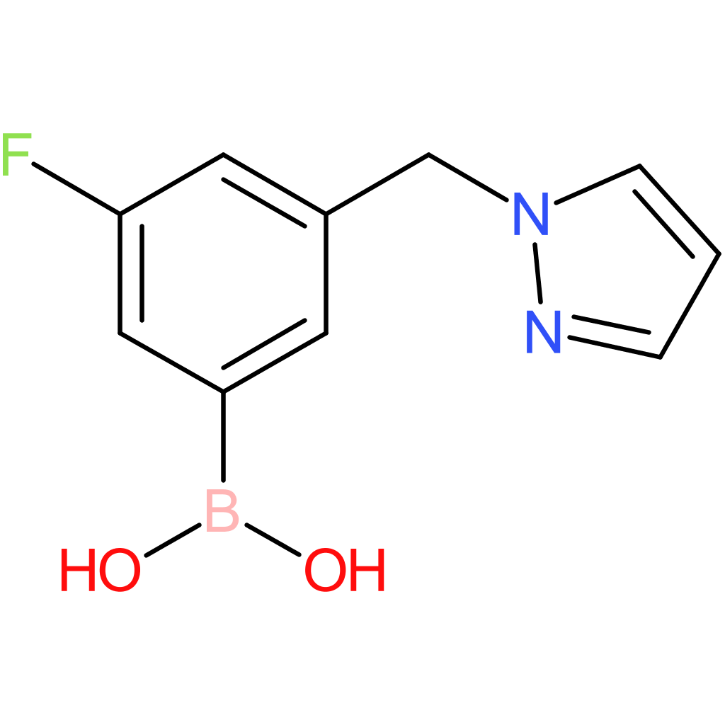 (3-fluoro-5-[(1h-pyrazol-1-yl)methyl]phenyl)boronic acid