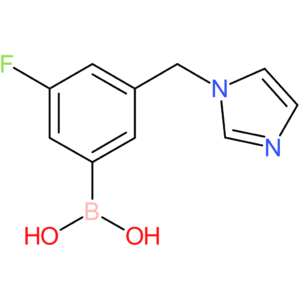 (3-fluoro-5-[(1h-imidazol-1-yl)methyl]phenyl)boronic acid
