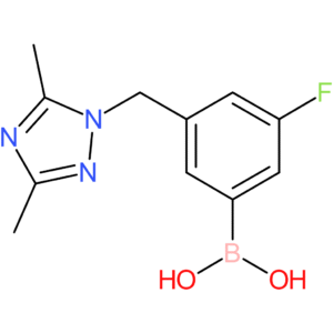 (3-[(dimethyl-1h-1,2,4-triazol-1-yl)methyl]-5-fluorophenyl)boronic acid