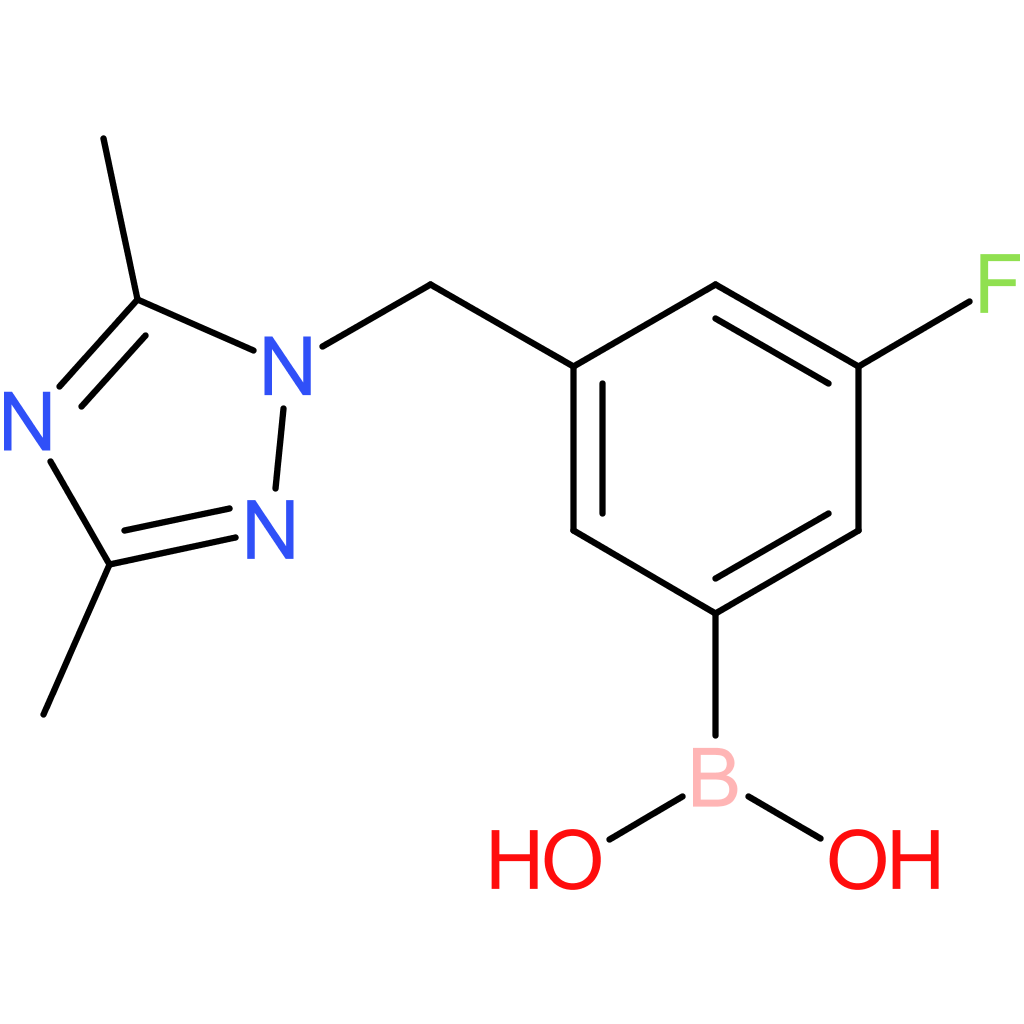(3-[(dimethyl-1h-1,2,4-triazol-1-yl)methyl]-5-fluorophenyl)boronic acid