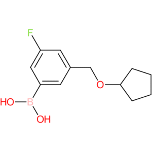 (3-[(cyclopentyloxy)methyl]-5-fluorophenyl)boronic acid