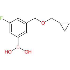 (3-[(cyclopropylmethoxy)methyl]-5-fluorophenyl)boronic acid