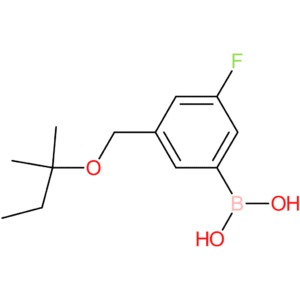(3-fluoro-5-([(2-methylbutan-2-yl)oxy]methyl)phenyl)boronic acid