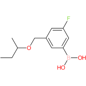(3-[(butan-2-yloxy)methyl]-5-fluorophenyl)boronic acid