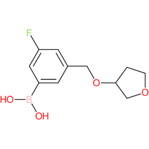(3-fluoro-5-[(oxolan-3-yloxy)methyl]phenyl)boronic acid