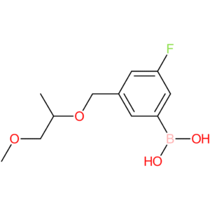 (3-fluoro-5-([(1-methoxypropan-2-yl)oxy]methyl)phenyl)boronic acid