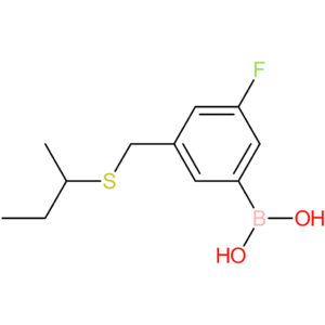 (3-[(butan-2-ylsulfanyl)methyl]-5-fluorophenyl)boronic acid