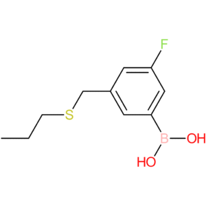 (3-fluoro-5-[(propylsulfanyl)methyl]phenyl)boronic acid