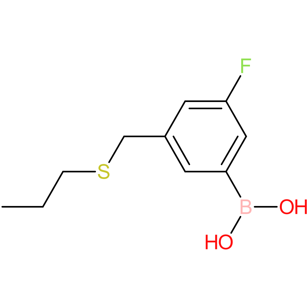 (3-fluoro-5-[(propylsulfanyl)methyl]phenyl)boronic acid