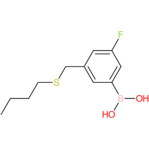 (3-[(butylsulfanyl)methyl]-5-fluorophenyl)boronic acid