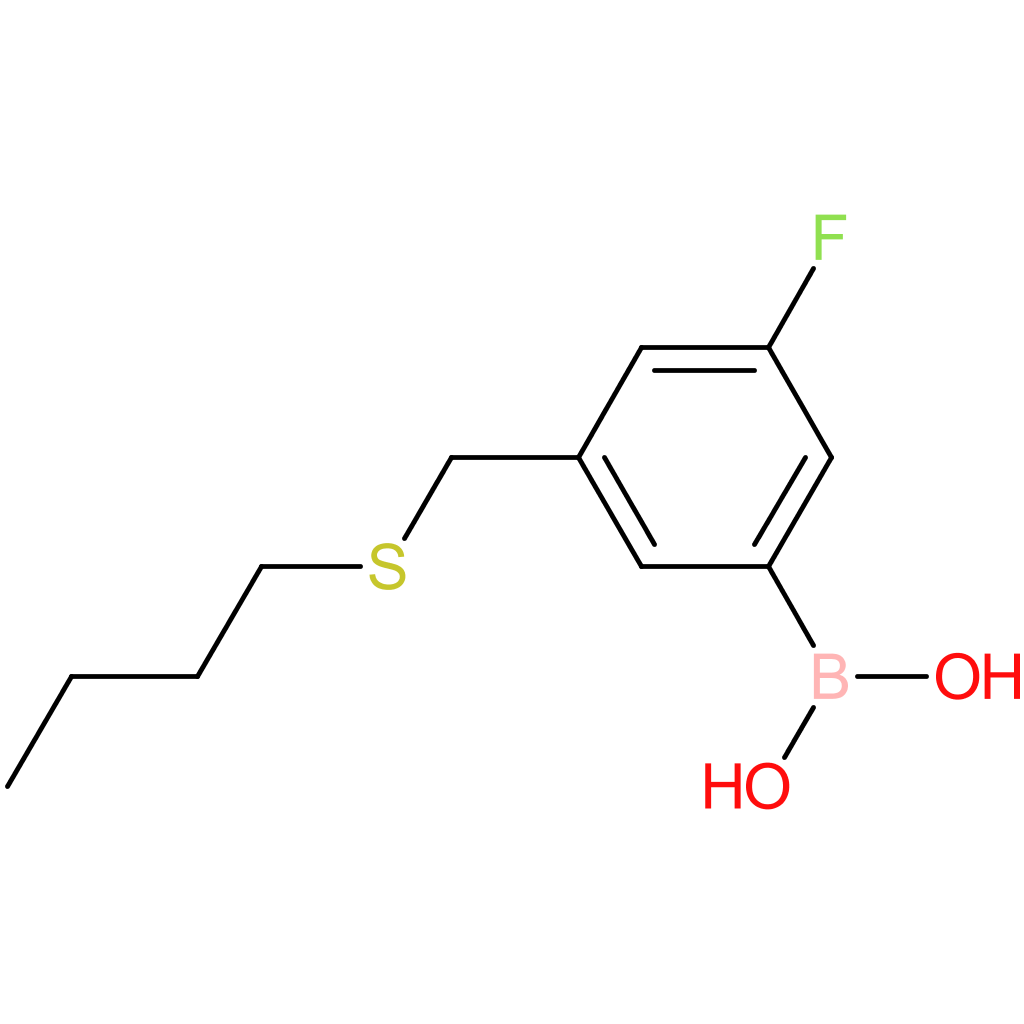 (3-[(butylsulfanyl)methyl]-5-fluorophenyl)boronic acid